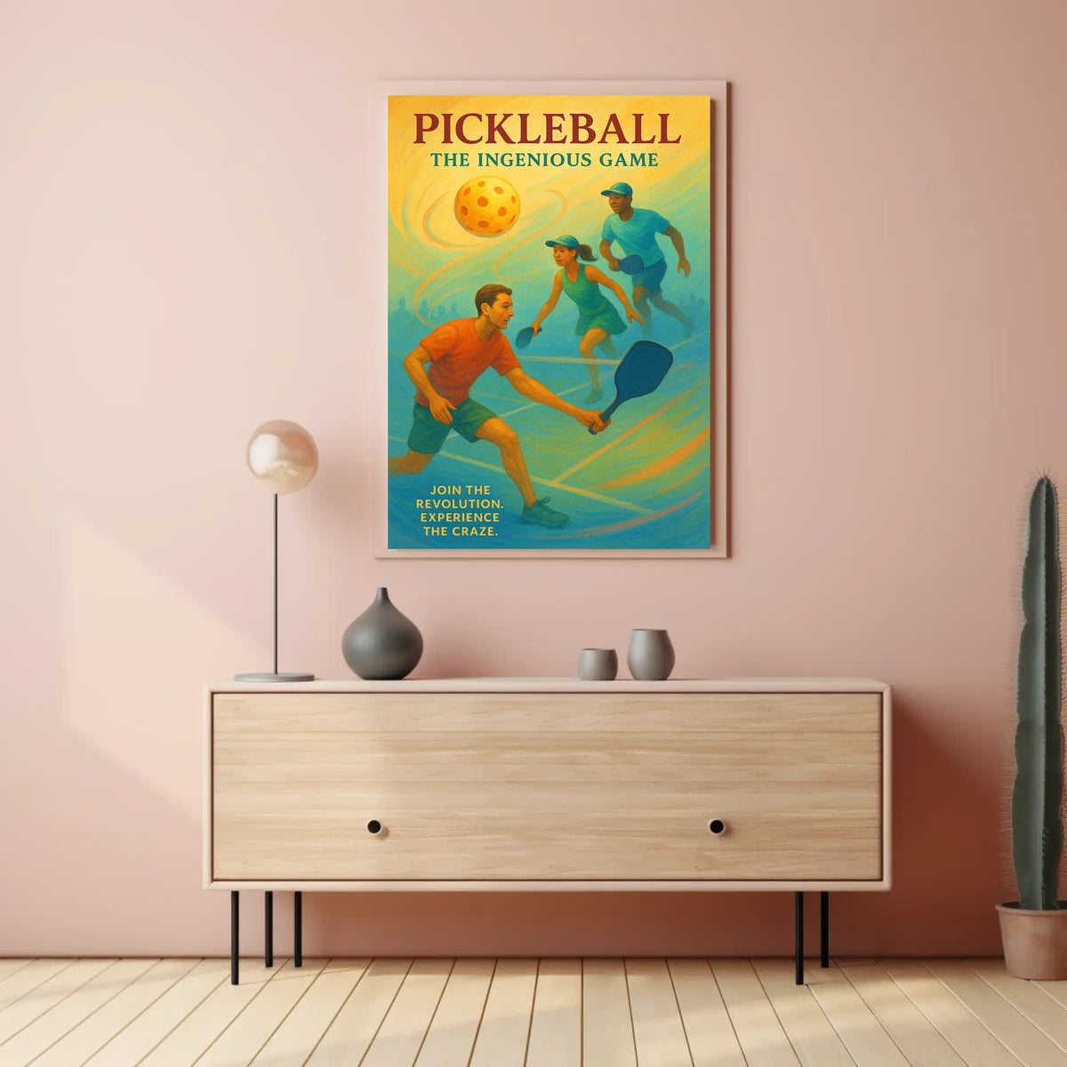 Pickleball The Ingenious Game Poster