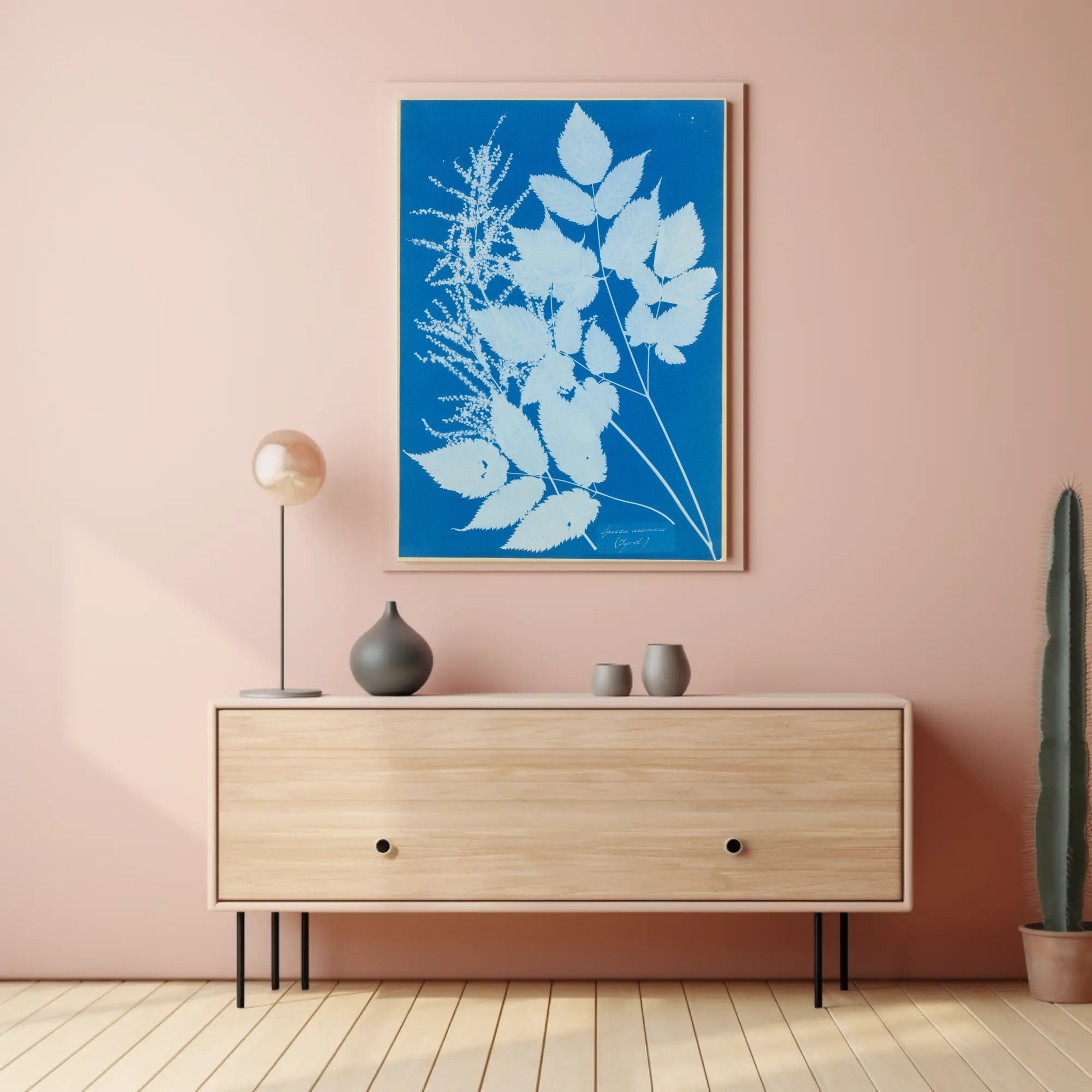 Botanical Cyanotype Poster