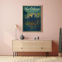 New Orleans Soul of the South Poster Vibrant Home Decor