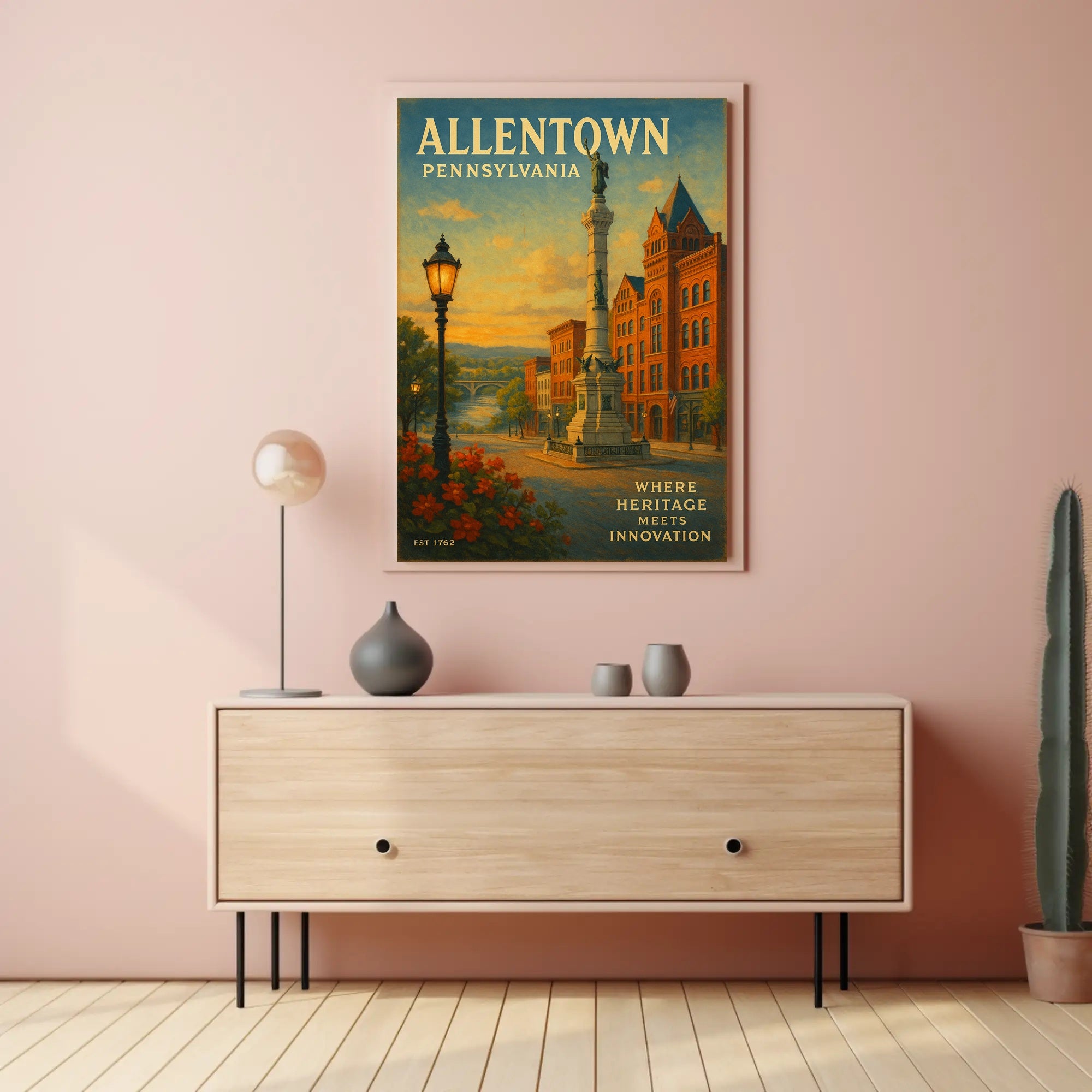 Allentown: Where Heritage Meets Innovation Poster