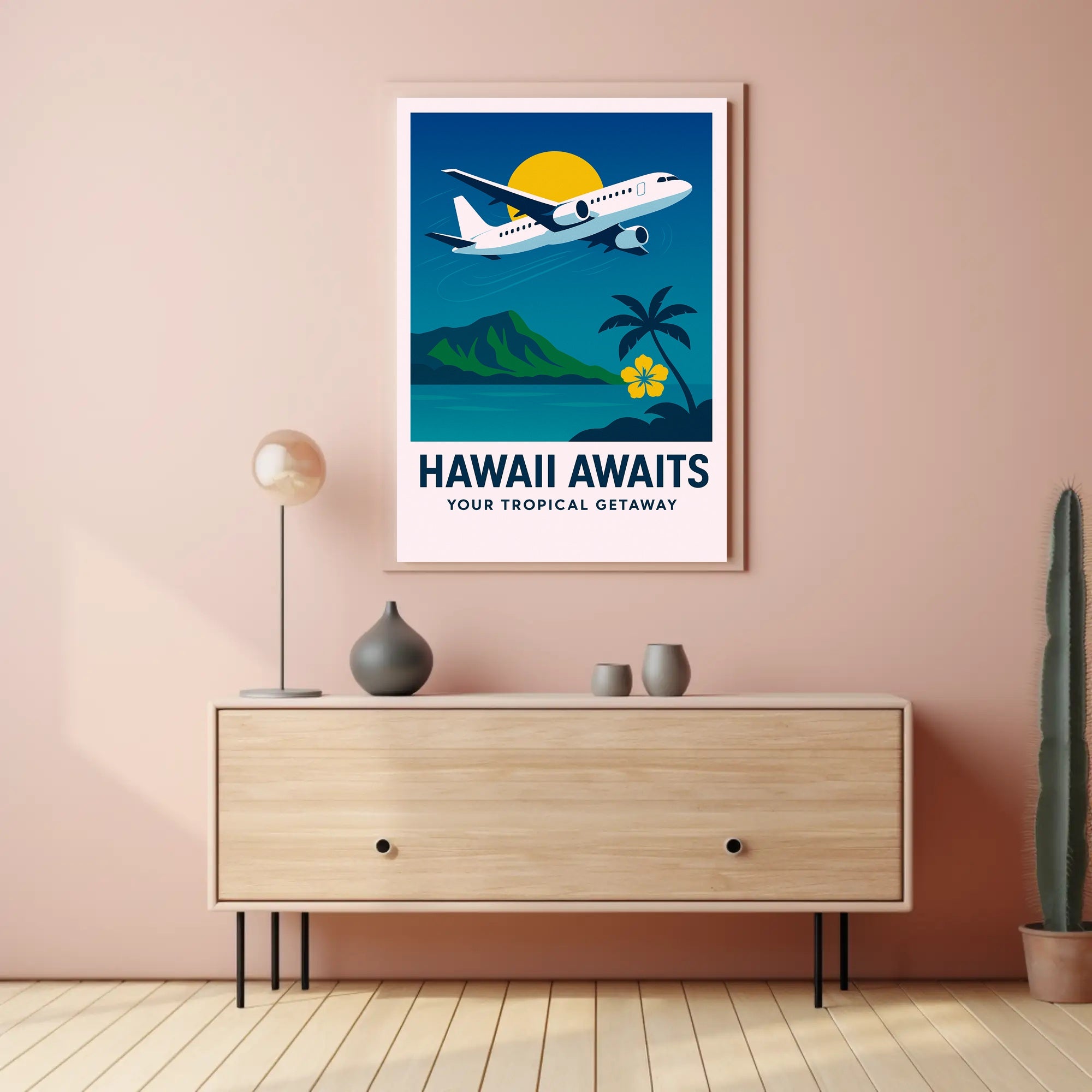 Hawaii Awaits Poster PosterGoat