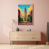 Cleveland Skyline Poster