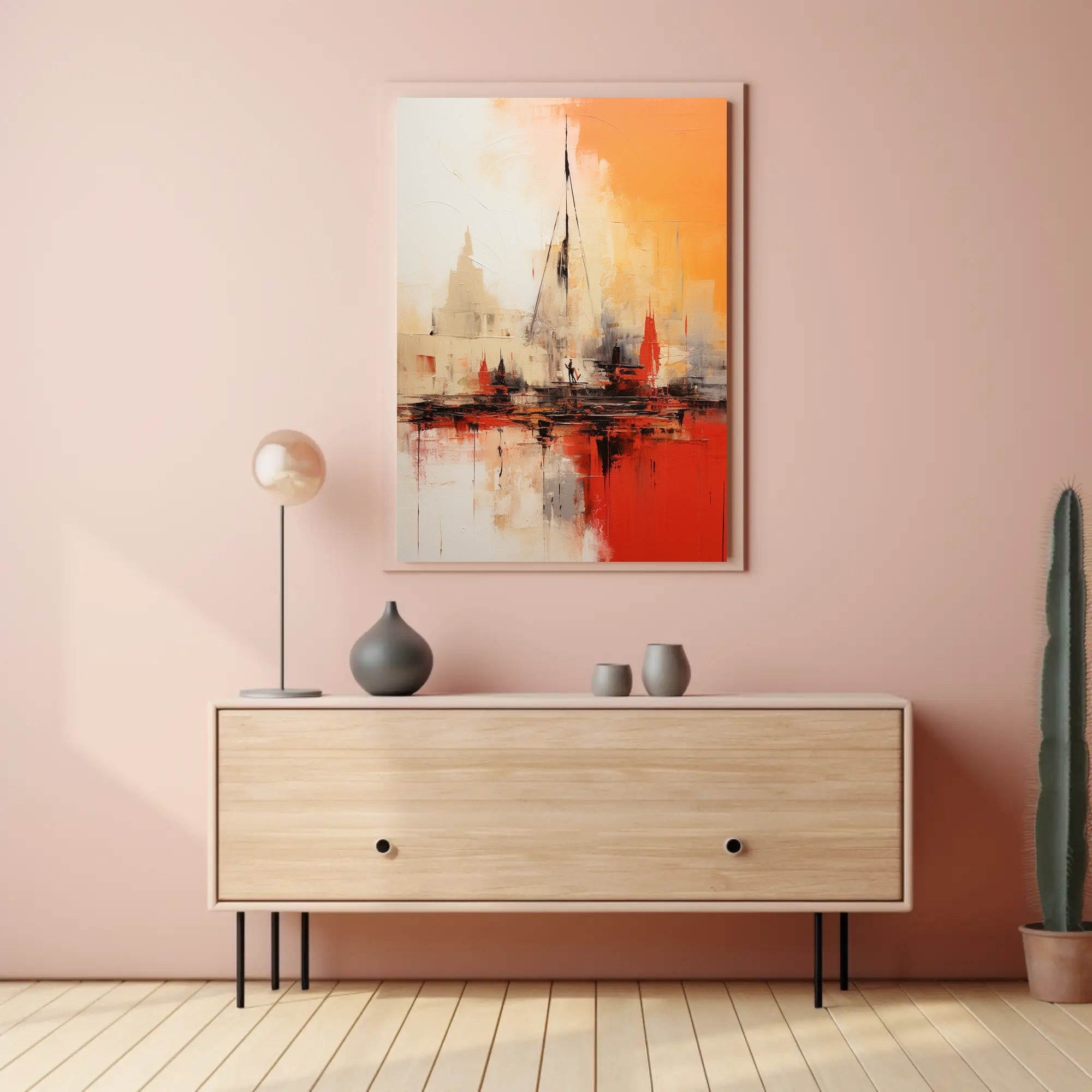 Abstract Cityscape Abstract Poster