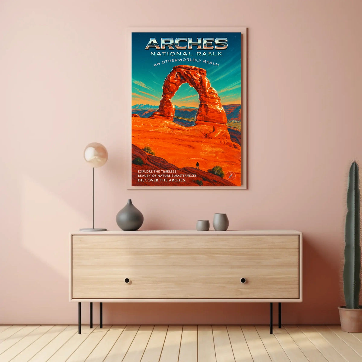 Discover The Arches An Otherworldly Poster