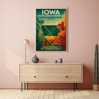 Embrace the Spirit of The Hawkeye State Poster