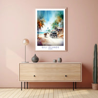 Tranquil Journey Through Gili Islands Poster PosterGoat