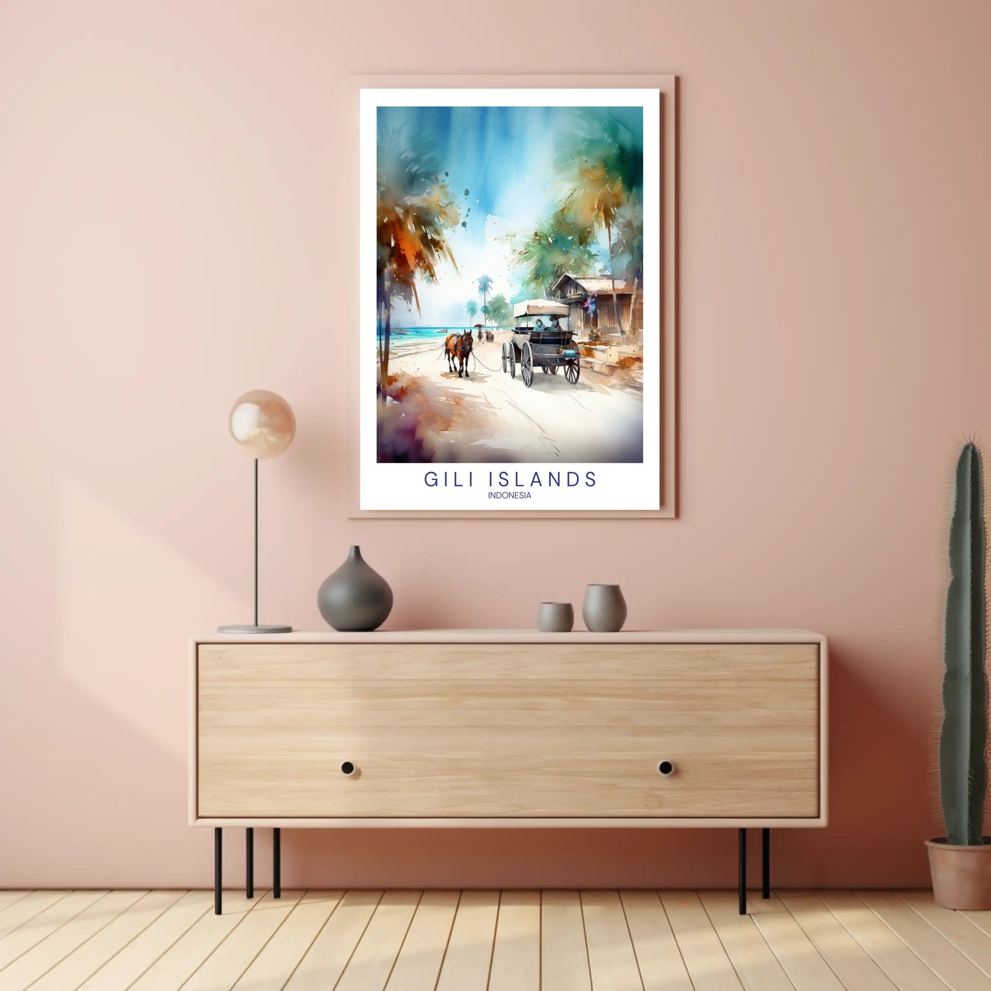 Tranquil Journey Through Gili Islands Poster PosterGoat