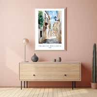 Charming Streets of Palma de Mallorca Poster PosterGoat