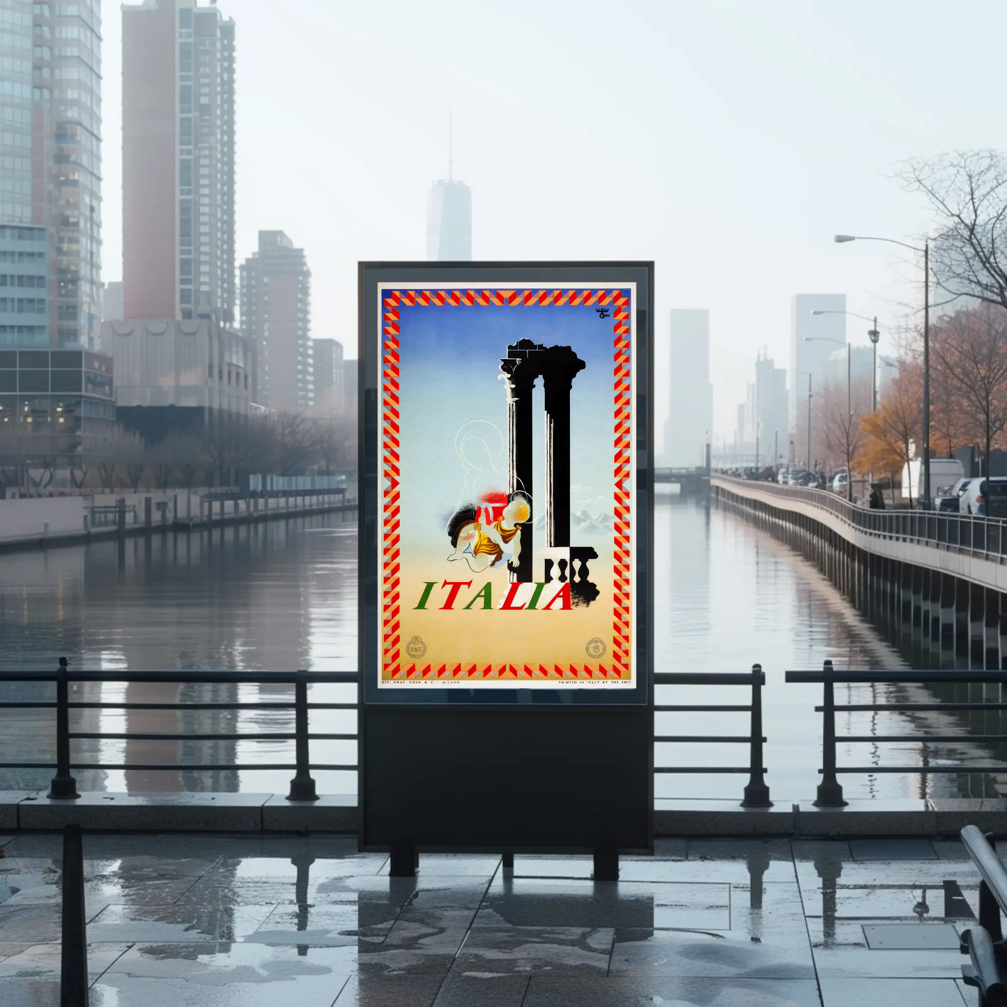 Italia Travel Poster
