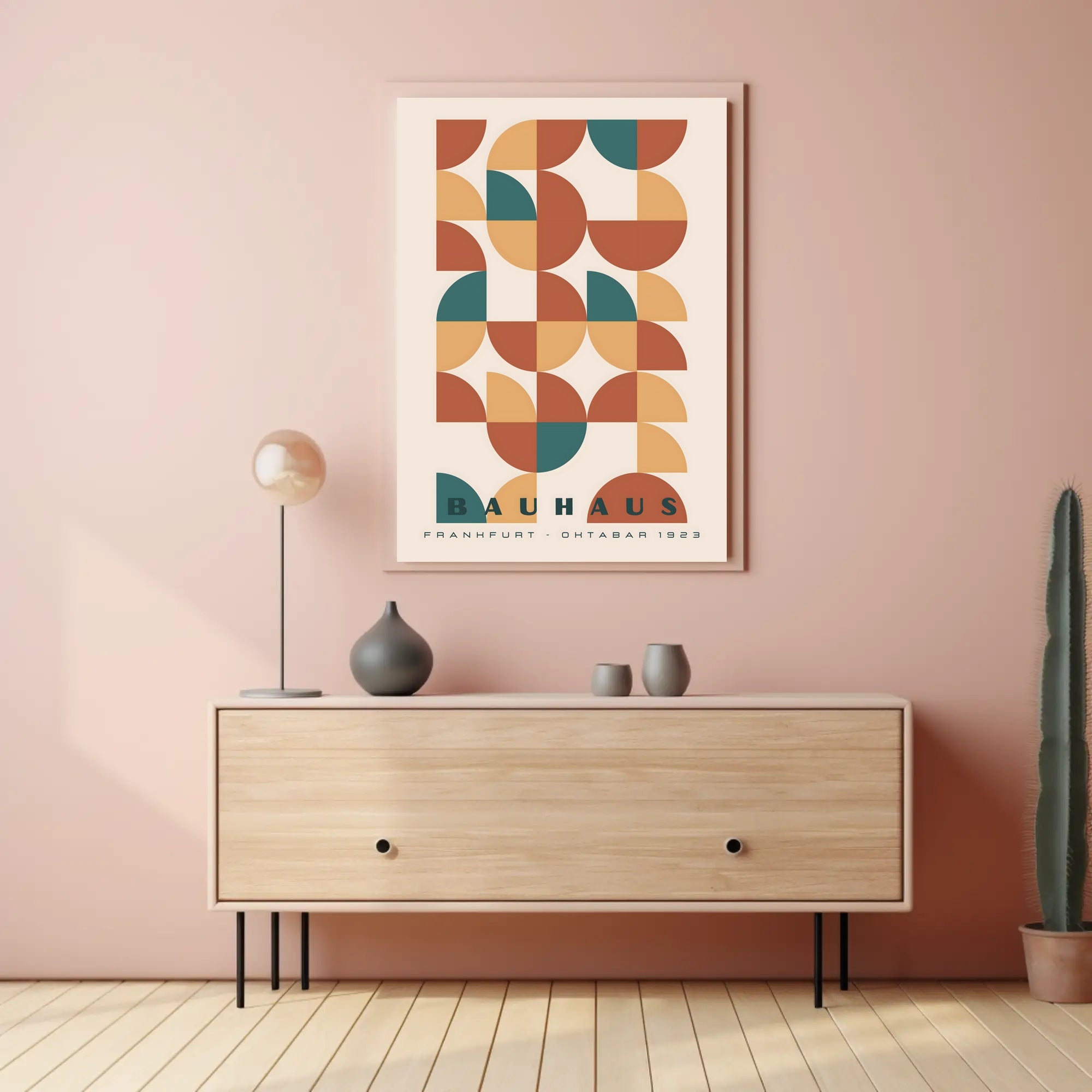 Bauhaus Exhibit Frankfurt 1923 Poster