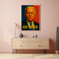 Joe Biden Patriotic Portrait Gift Decor Poster