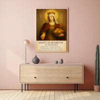 Saint Elizabeth of Hungary Poster PosterGoat