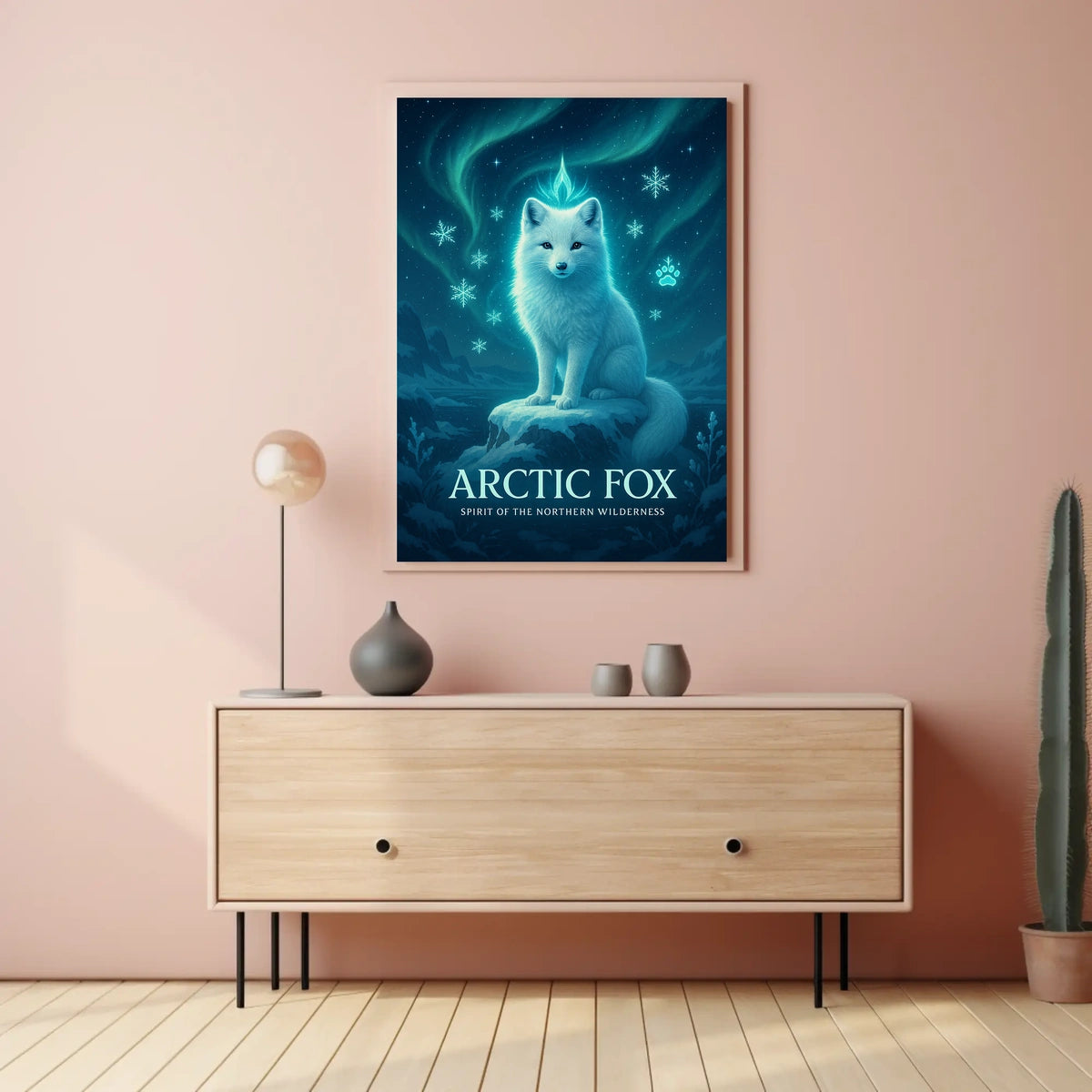 Arctic Fox Spirit of the Northern Wilderness Poster