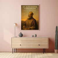 St. Alexander of Jerusalem A Beacon Through Trials Poster PosterGoat