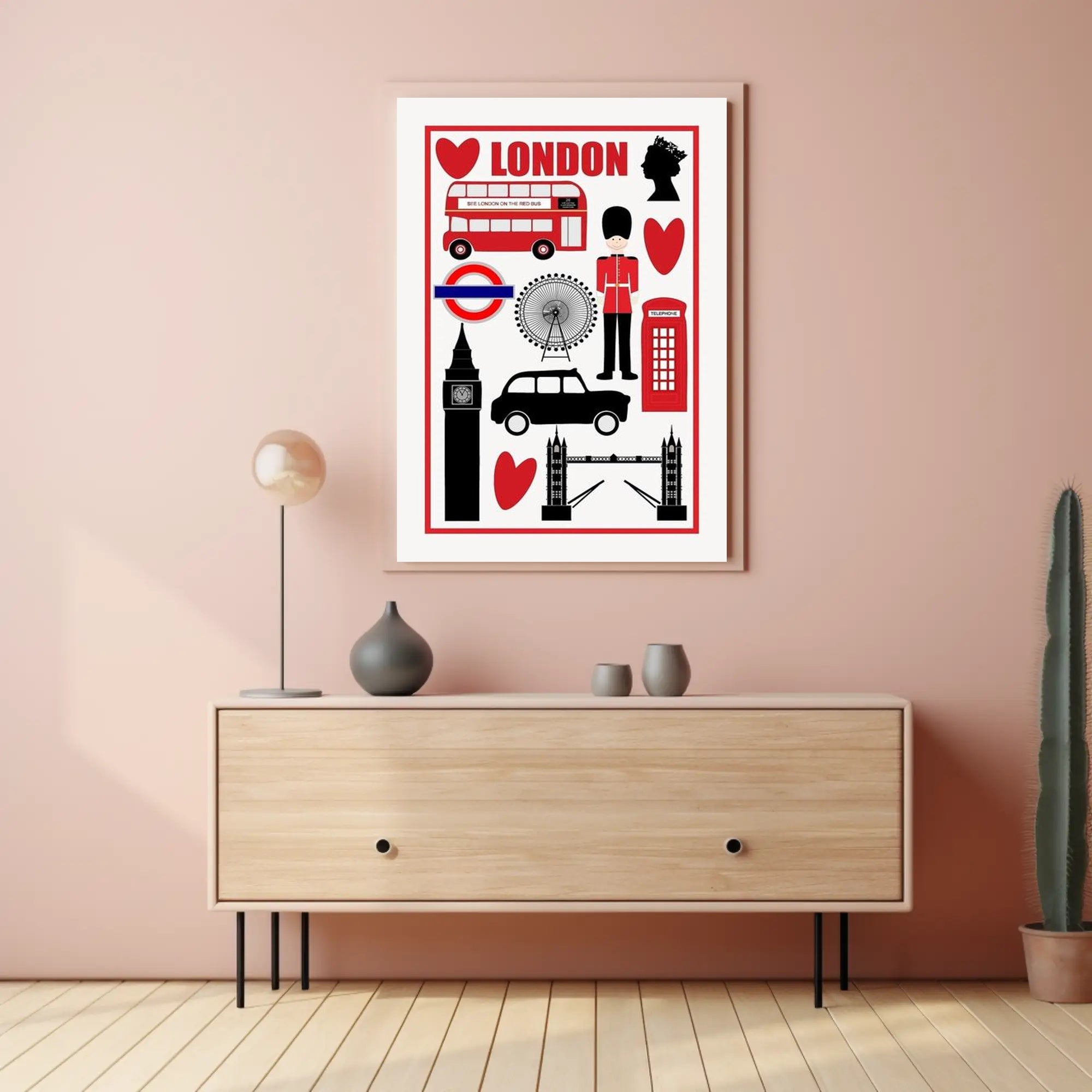 London Icons Poster PosterGoat
