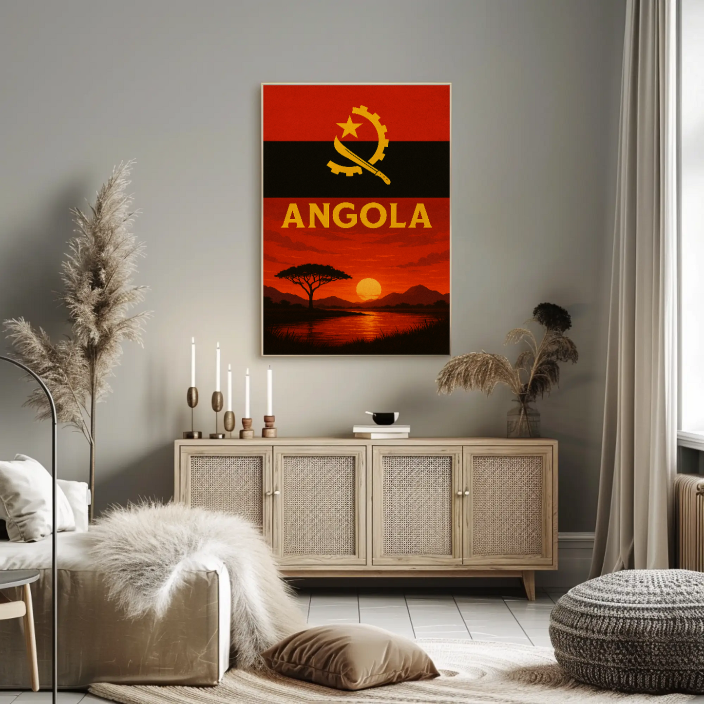 Angola Cultural Revolution Pride Heritage Poster