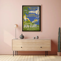Visit Sea Cliff Poster PosterGoat