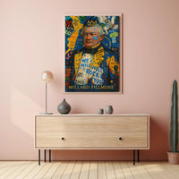 Millard Fillmore Abstract Artistic Poster