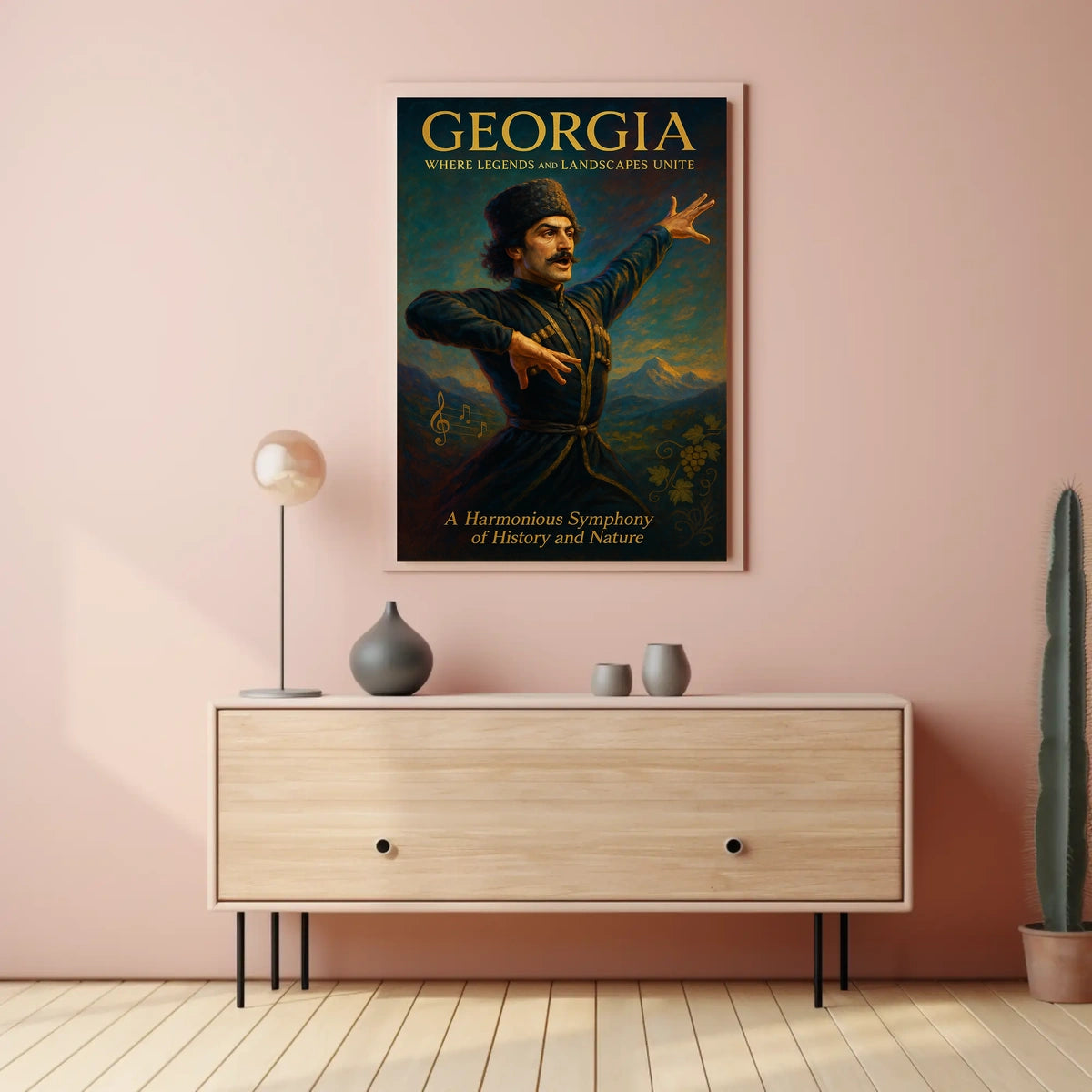Georgia Where Legends And Landscapes Poster