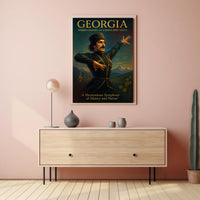 Georgia Where Legends And Landscapes Poster