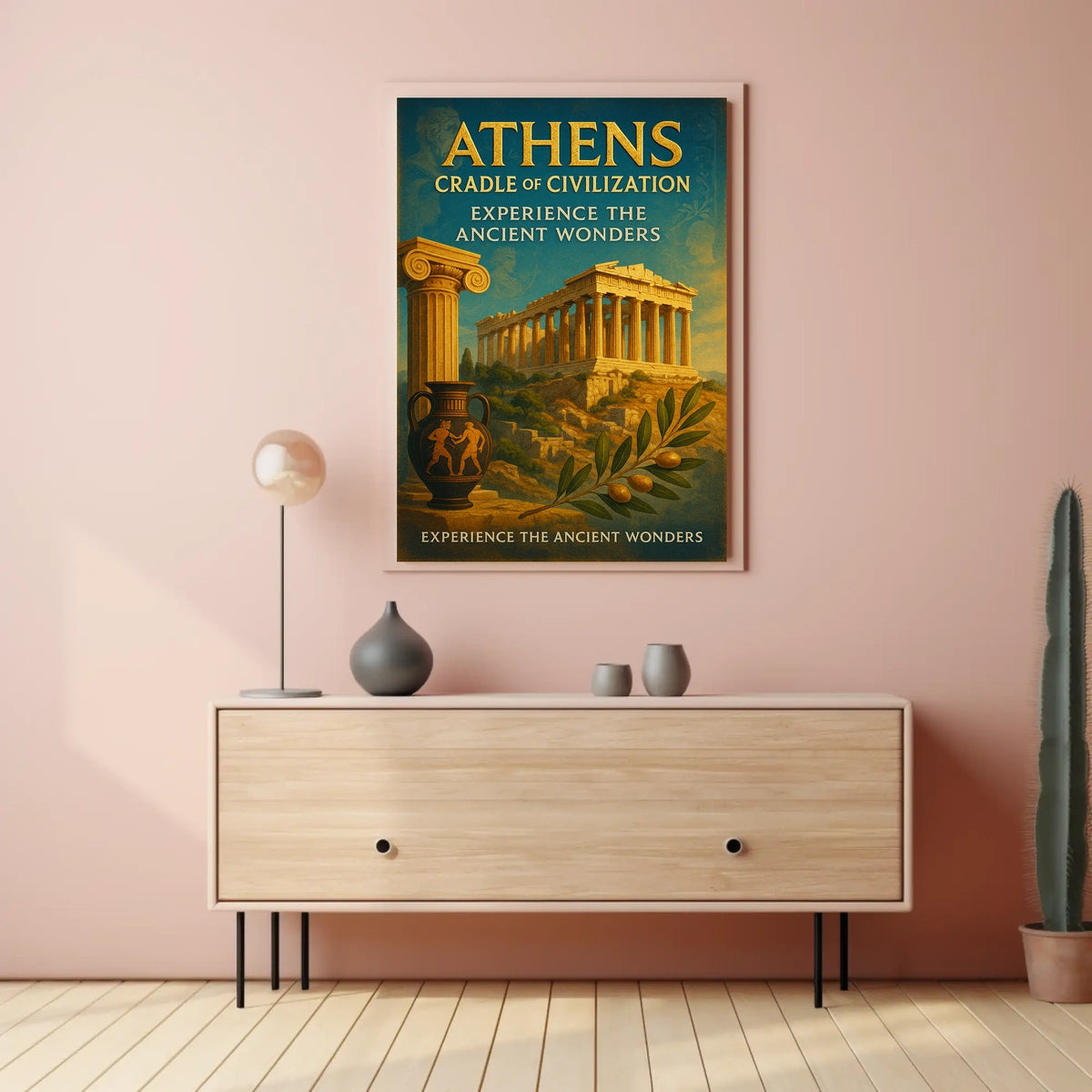 Athens Cradle of Civilization Poster