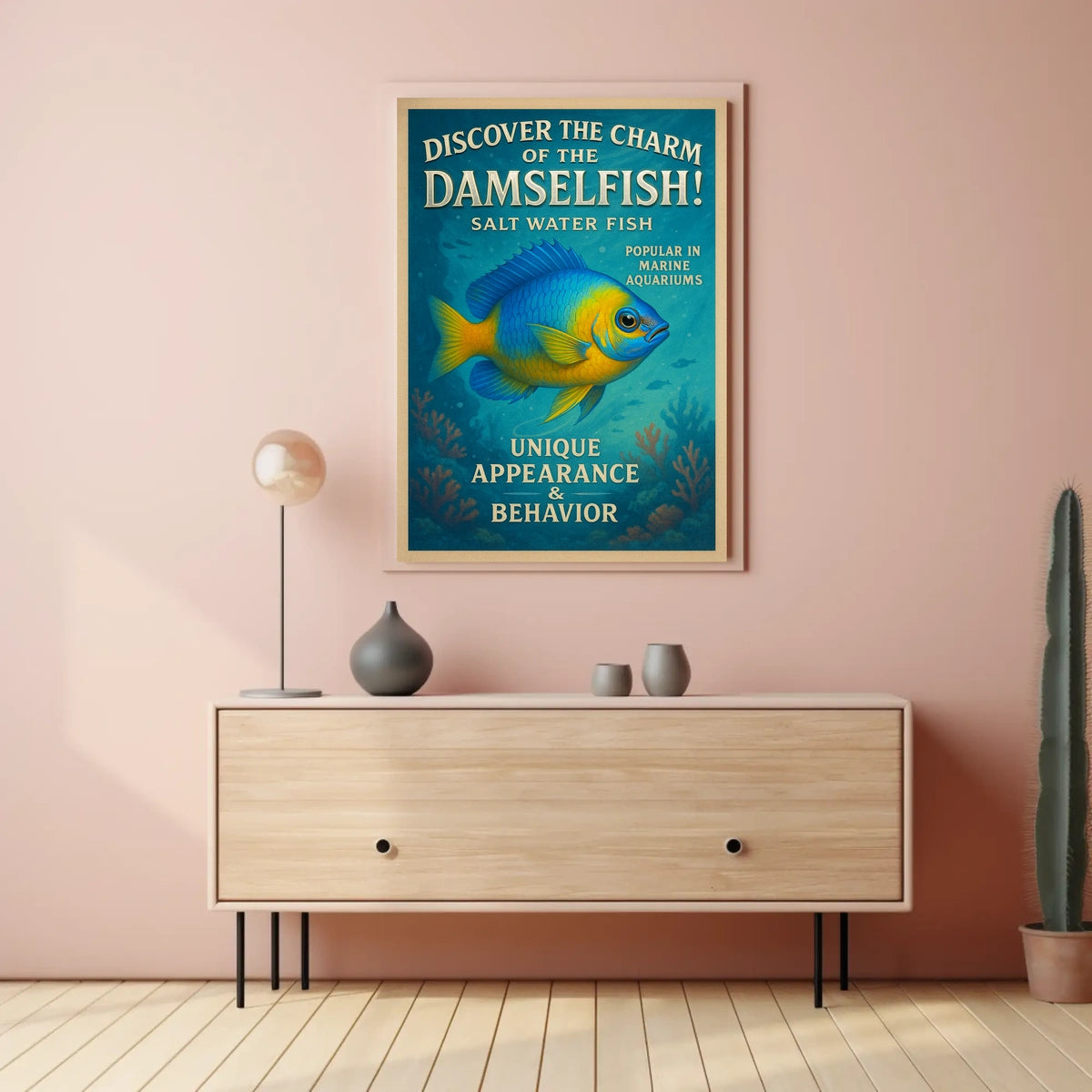 Discover the Charm of the Damselfish Poster