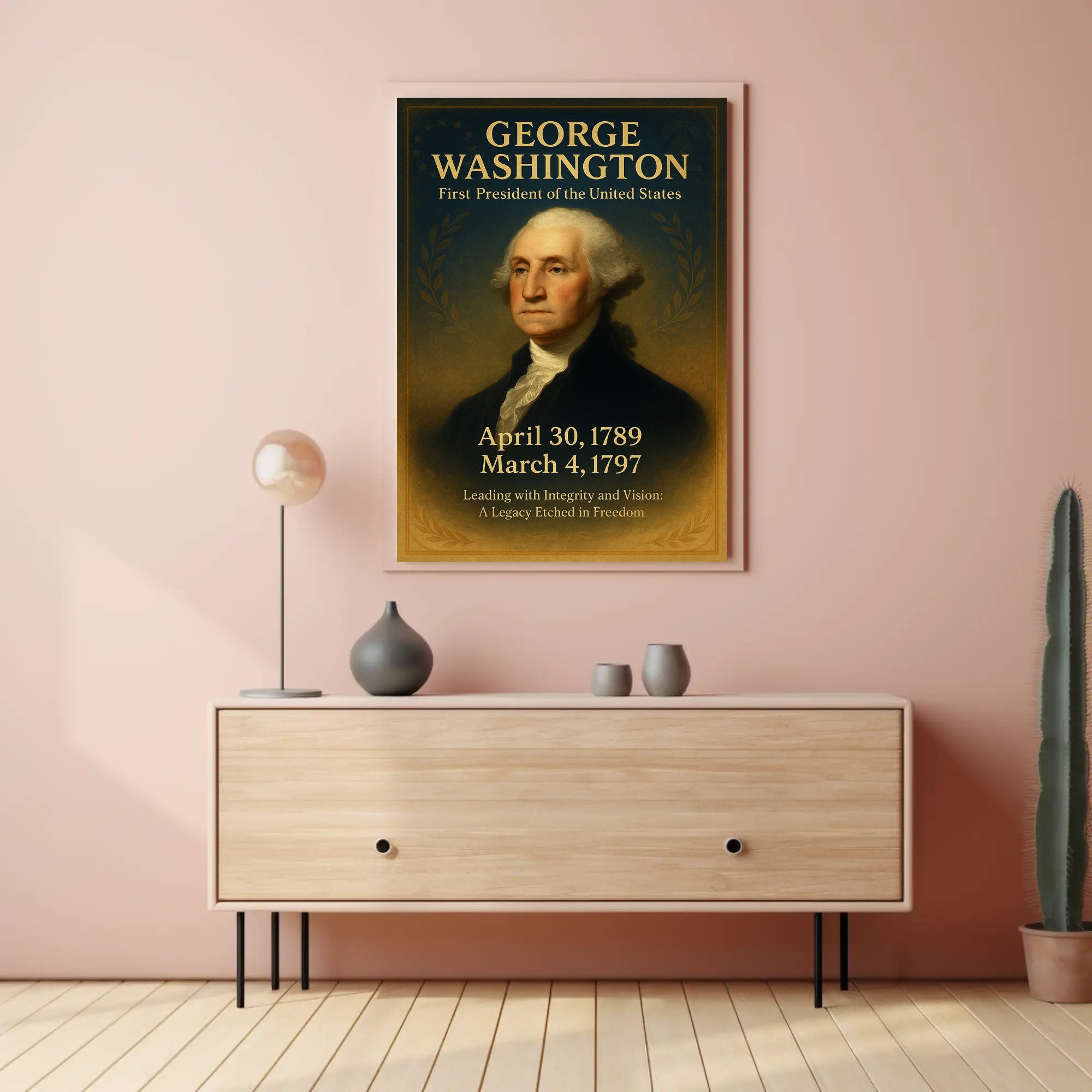 George Washington First President Poster PosterGoat
