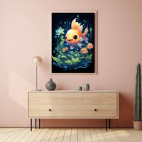 Enchanted Waters Underwater Goldfish Serenity Poster