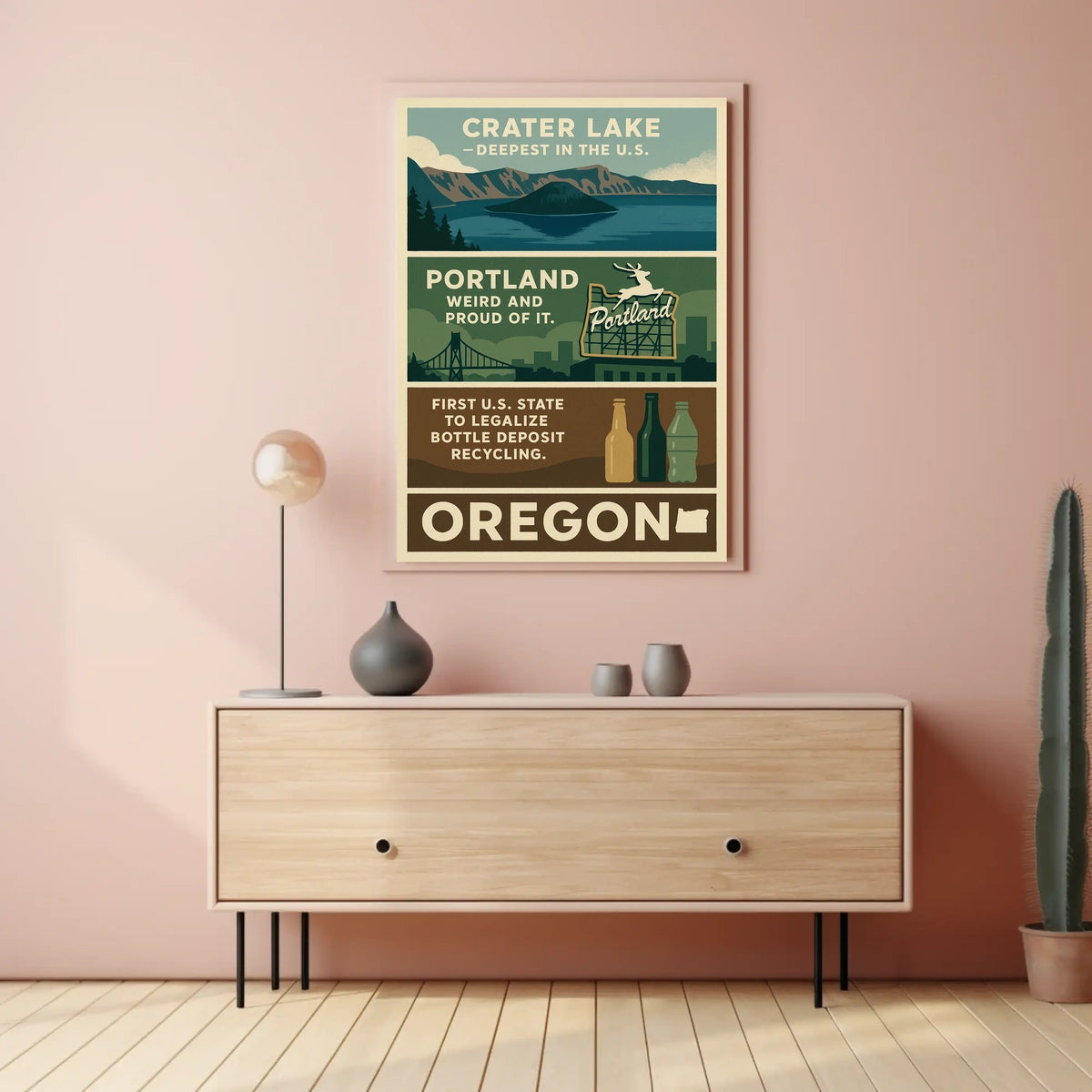 Discover Oregon Poster