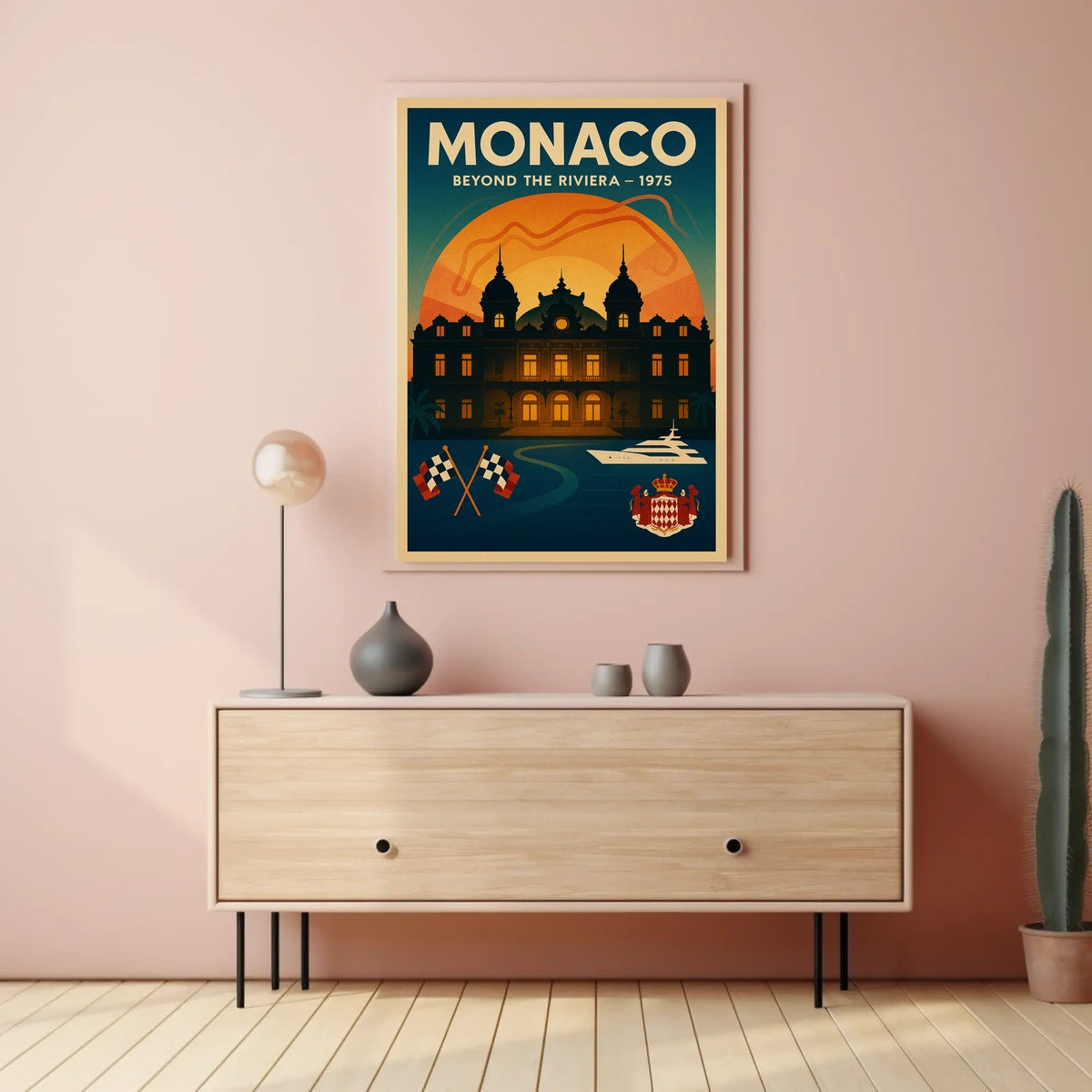 Monaco 1975 Beyong the Riviera Poster