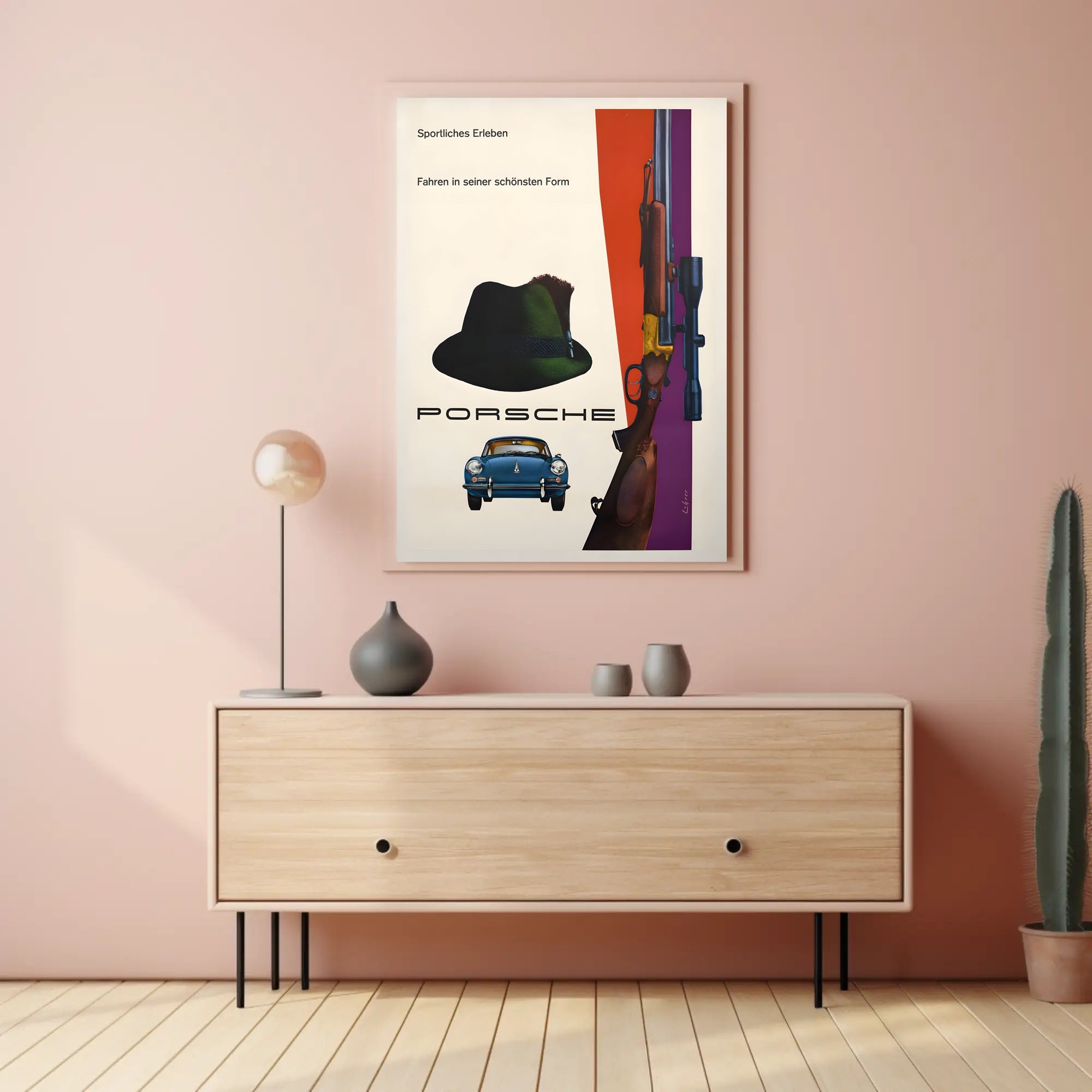 Sportliches Erleben mit Porsche Poster