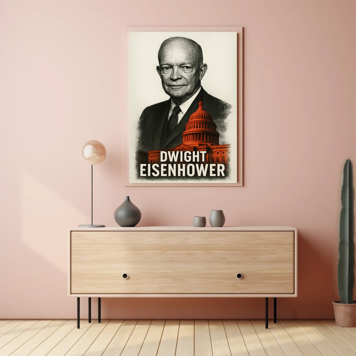 Dwight D. Eisenhower 34th President of the United States Reflections Poster