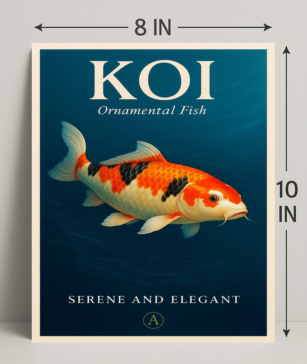 Koi Ornamental Fish Poster PosterGoat