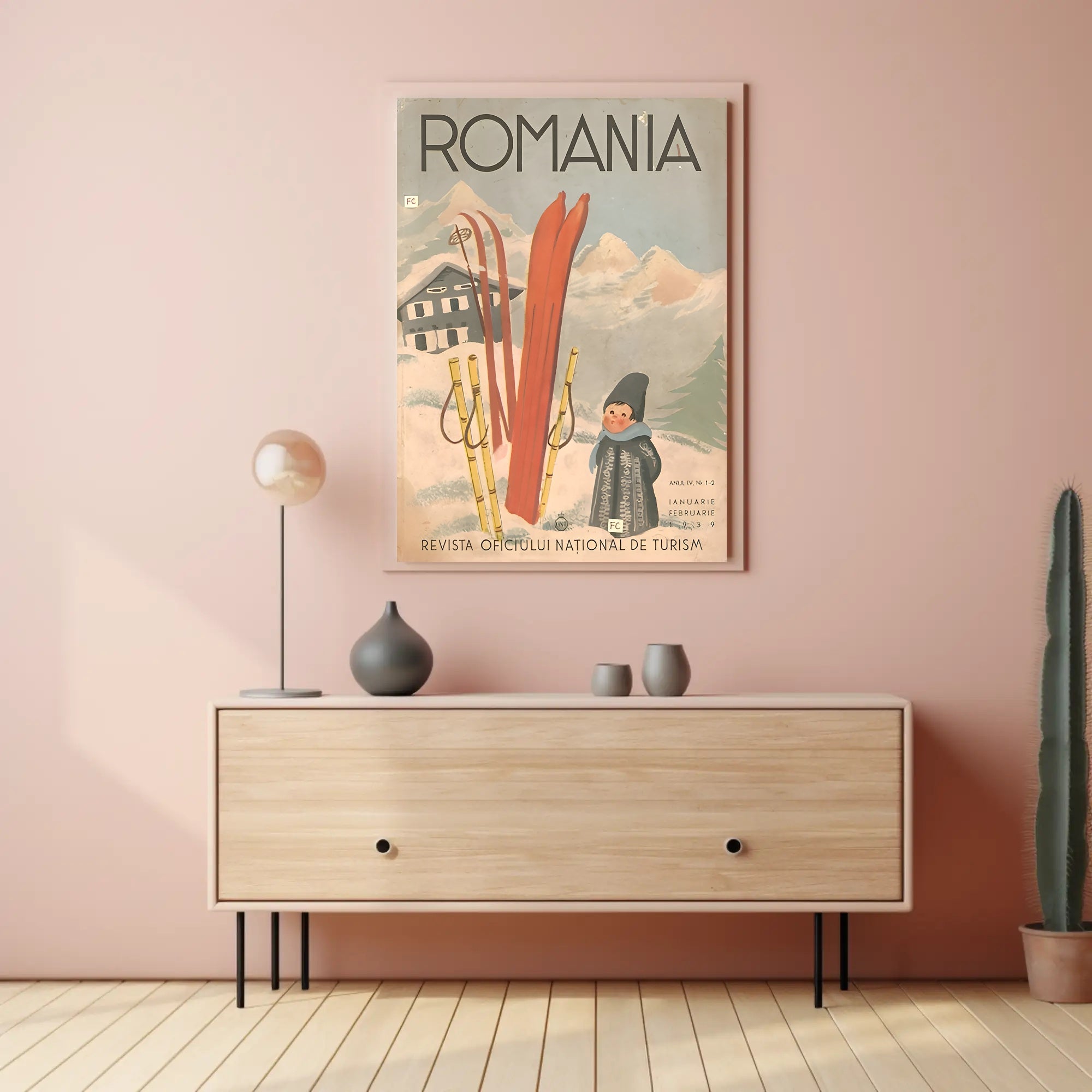 Winter Tourism in Romania Poster PosterGoat