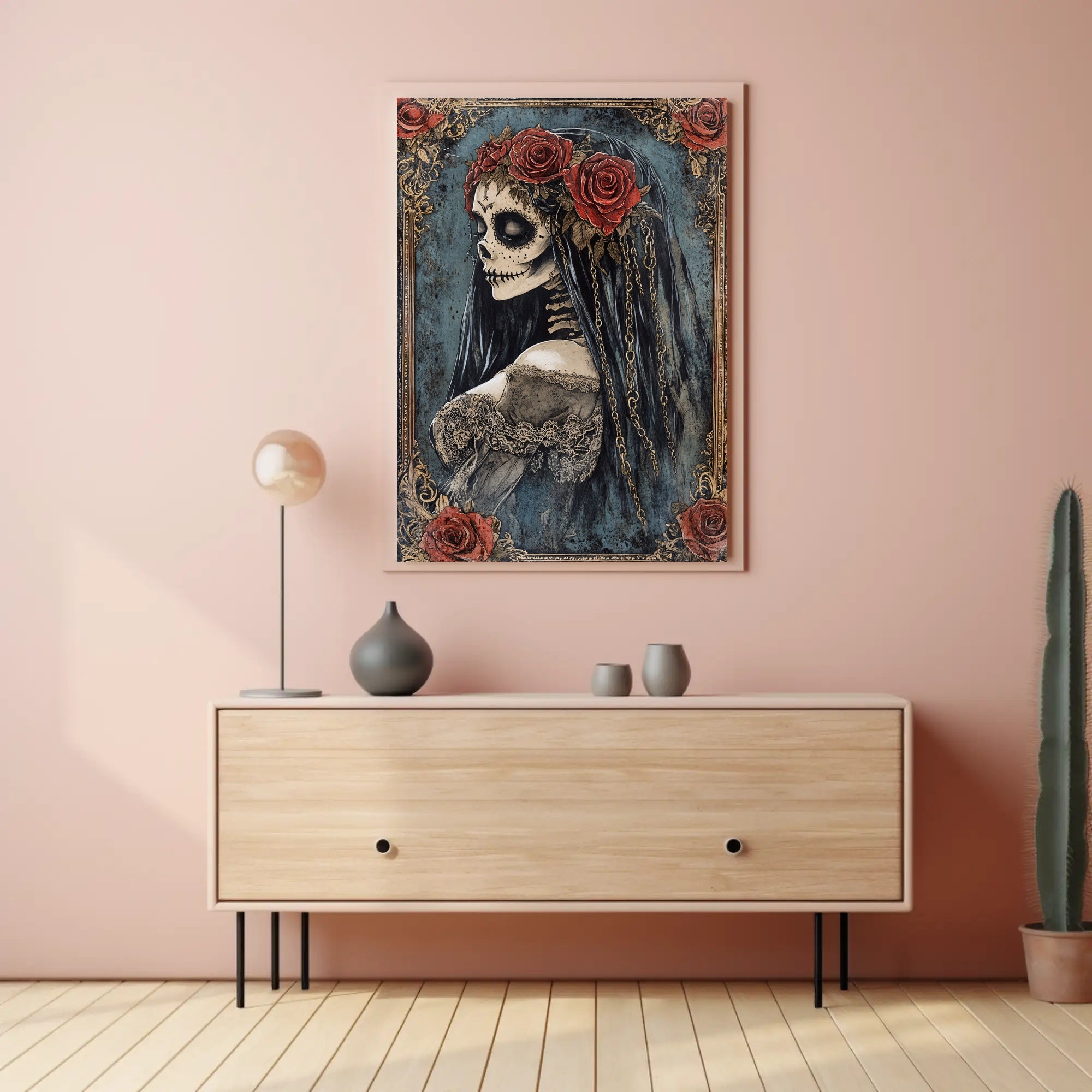 La Catrina Elegance Poster