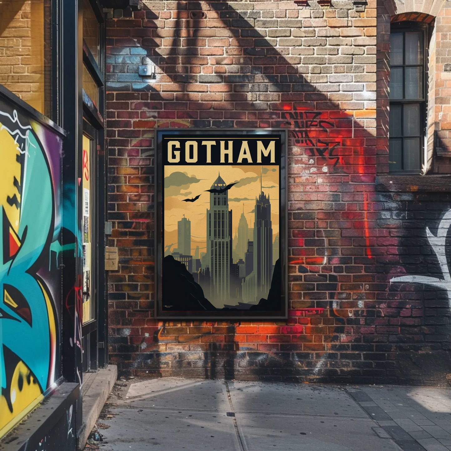 Gotham Vintage Travel Poster