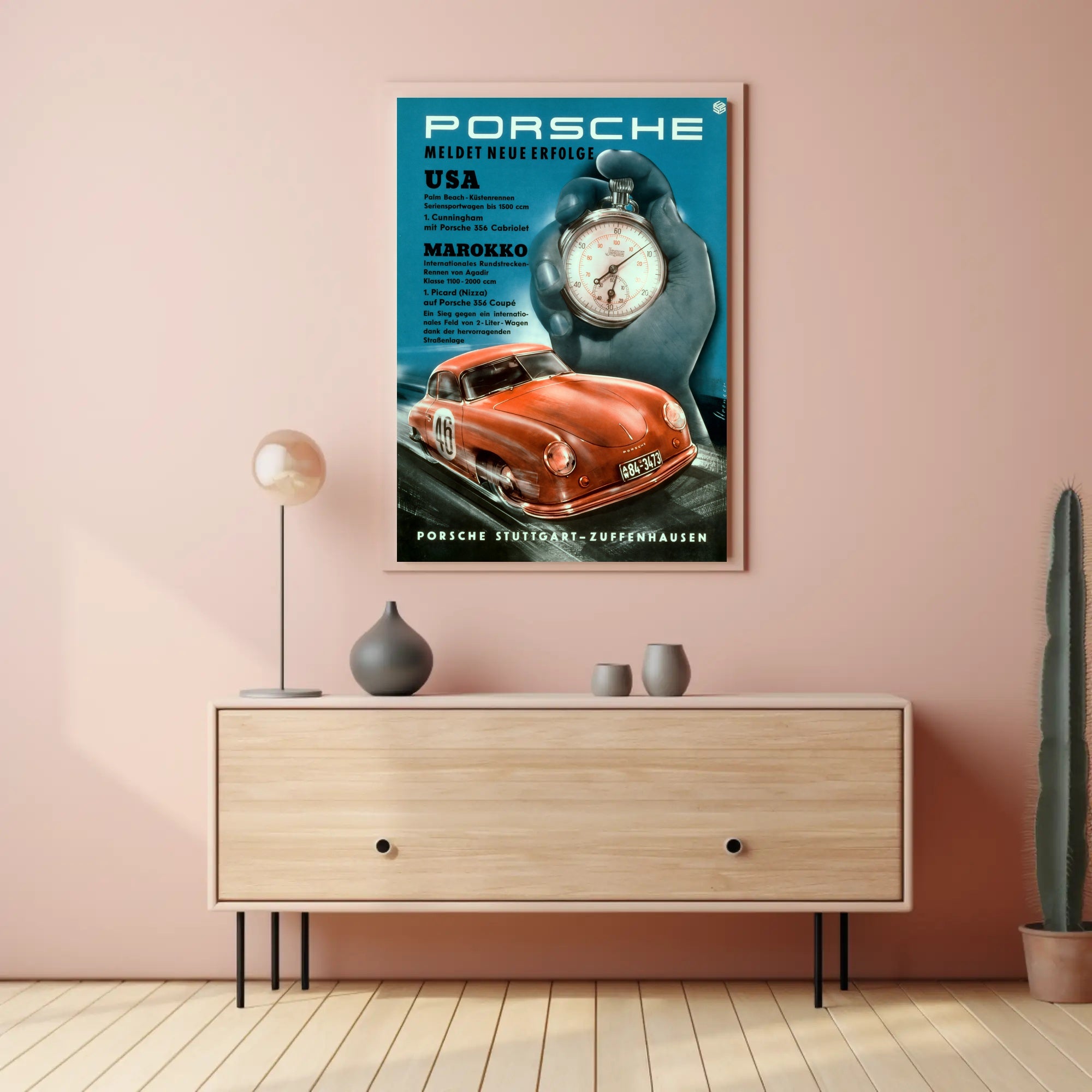 Porsche Racing Successes Poster