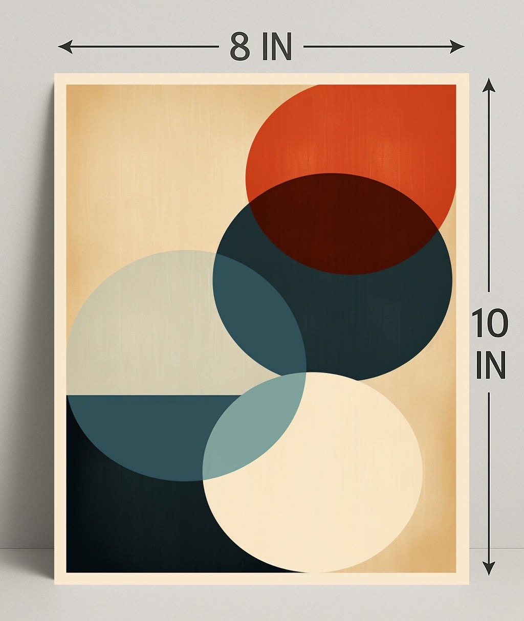 Abstract Geometric Harmony Abstract Poster