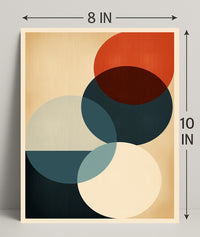 Abstract Geometric Harmony Abstract Poster