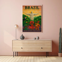 Discover the Heart of South America Poster