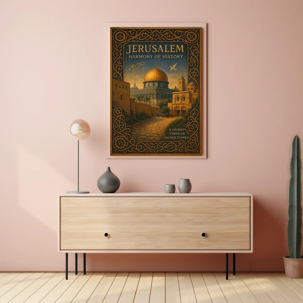 Jerusalem Harmony Of History Poster