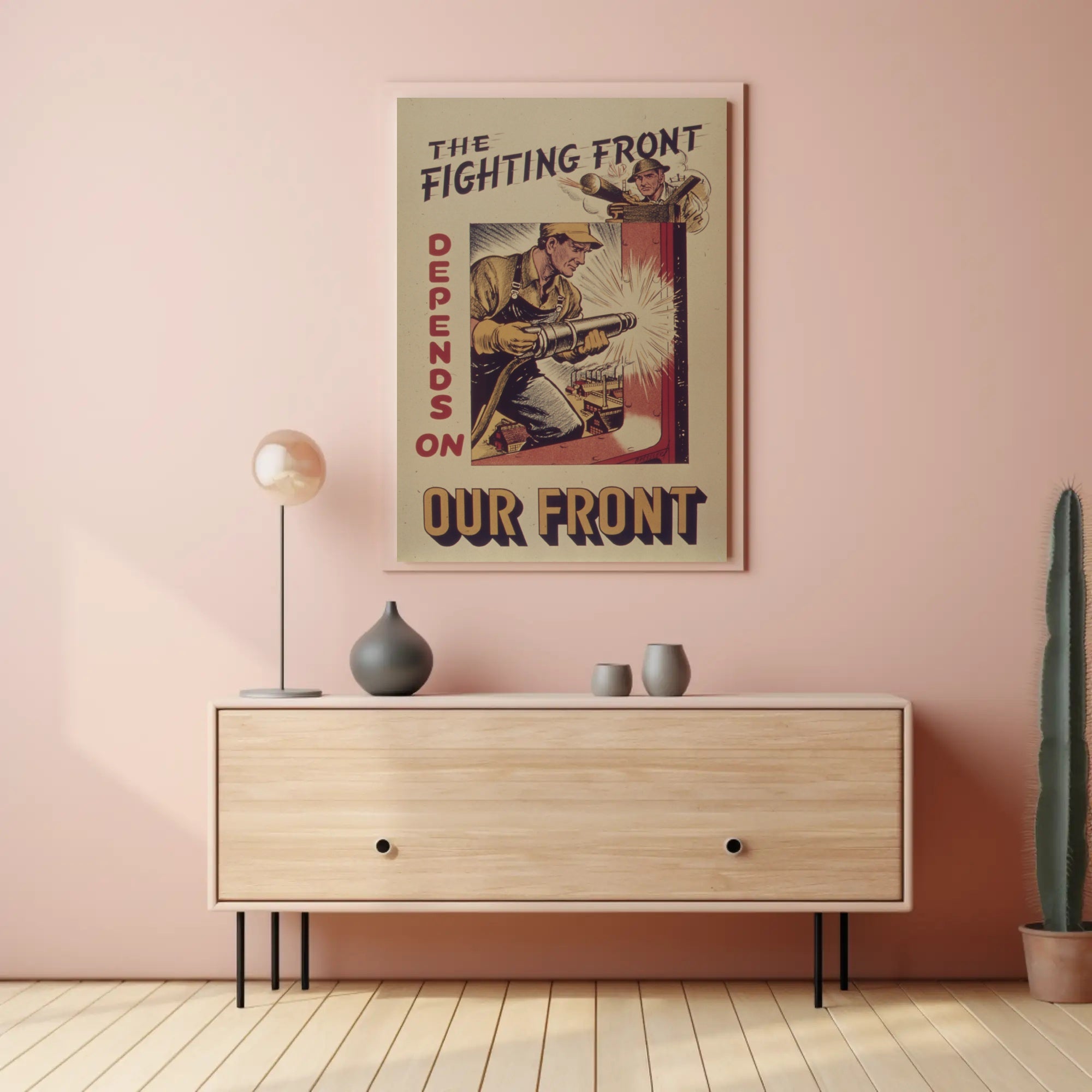 Homefront Support WWII Poster: A Symbol of Unity