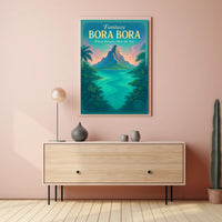Bora Bora Dreamscape Travel Poster PosterGoat