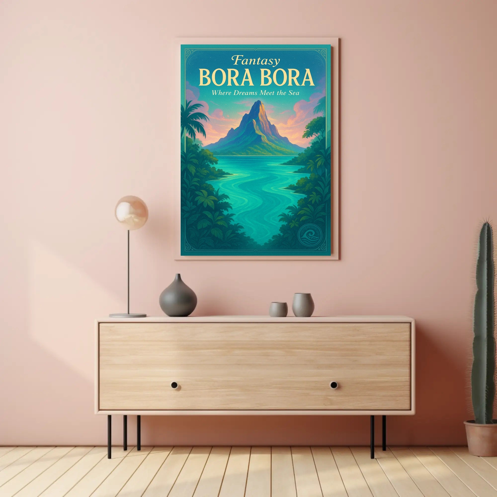 Bora Bora Dreamscape Travel Poster PosterGoat