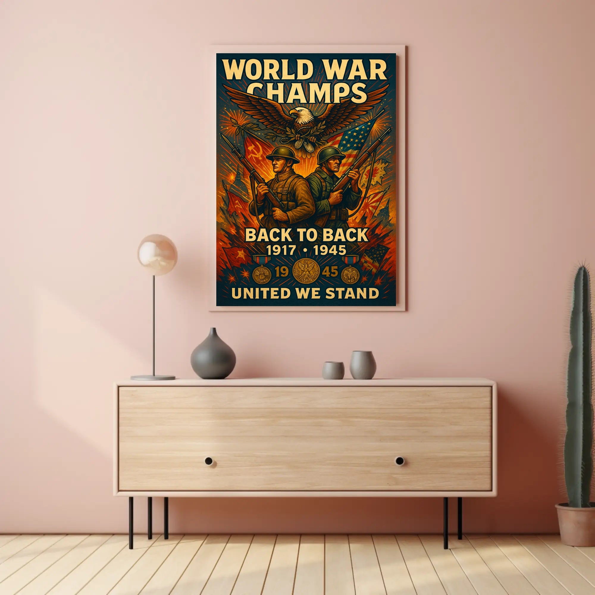 World War Champs Poster PosterGoat