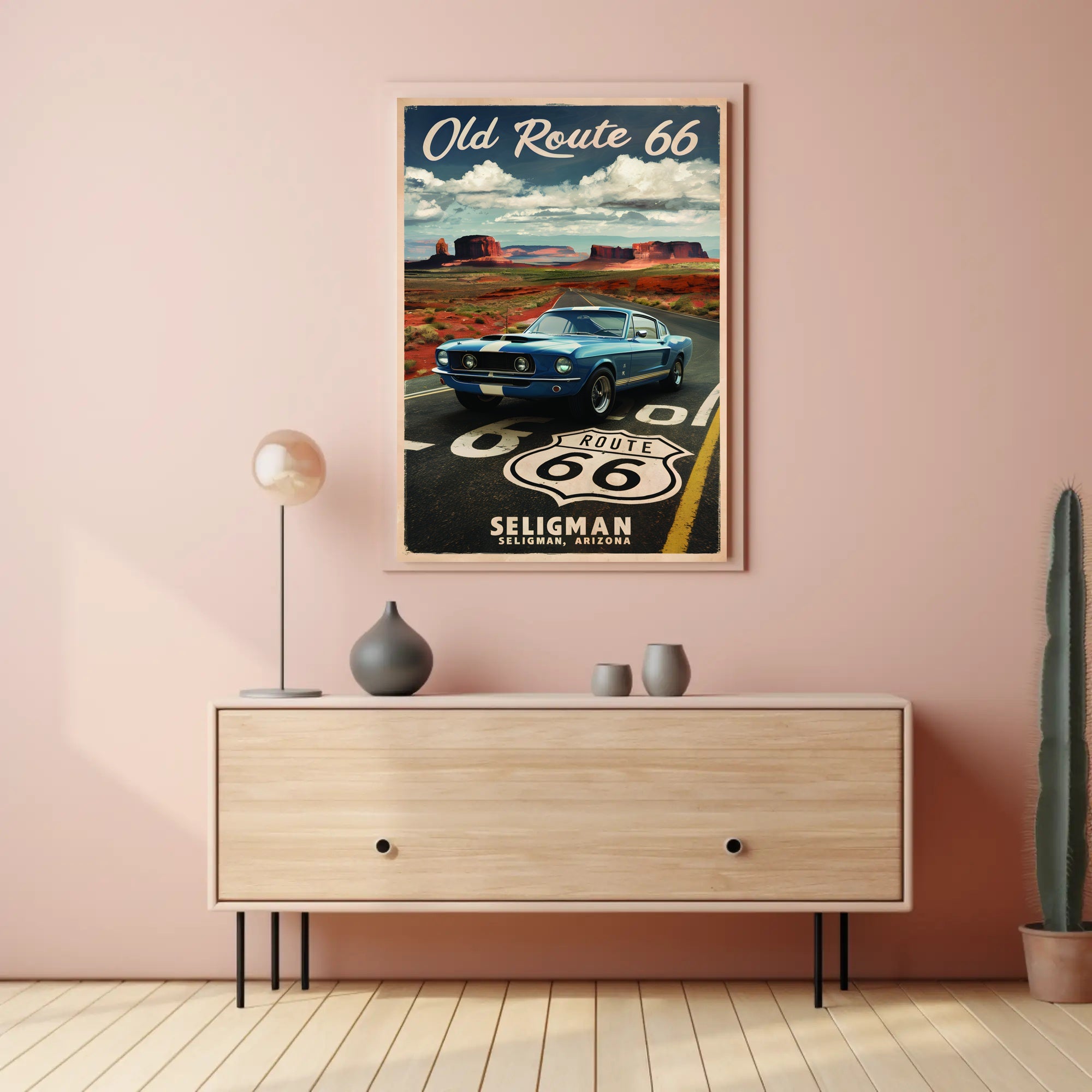 Journey Through Old Route 66 Poster