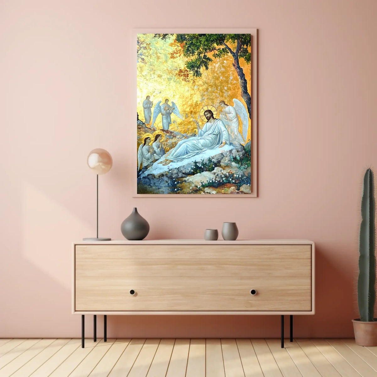 Serene Divine Gathering Poster