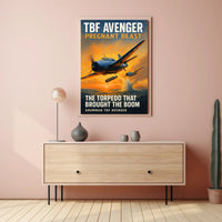 TBF Avenger - The Torpedo Bomber Poster PosterGoat