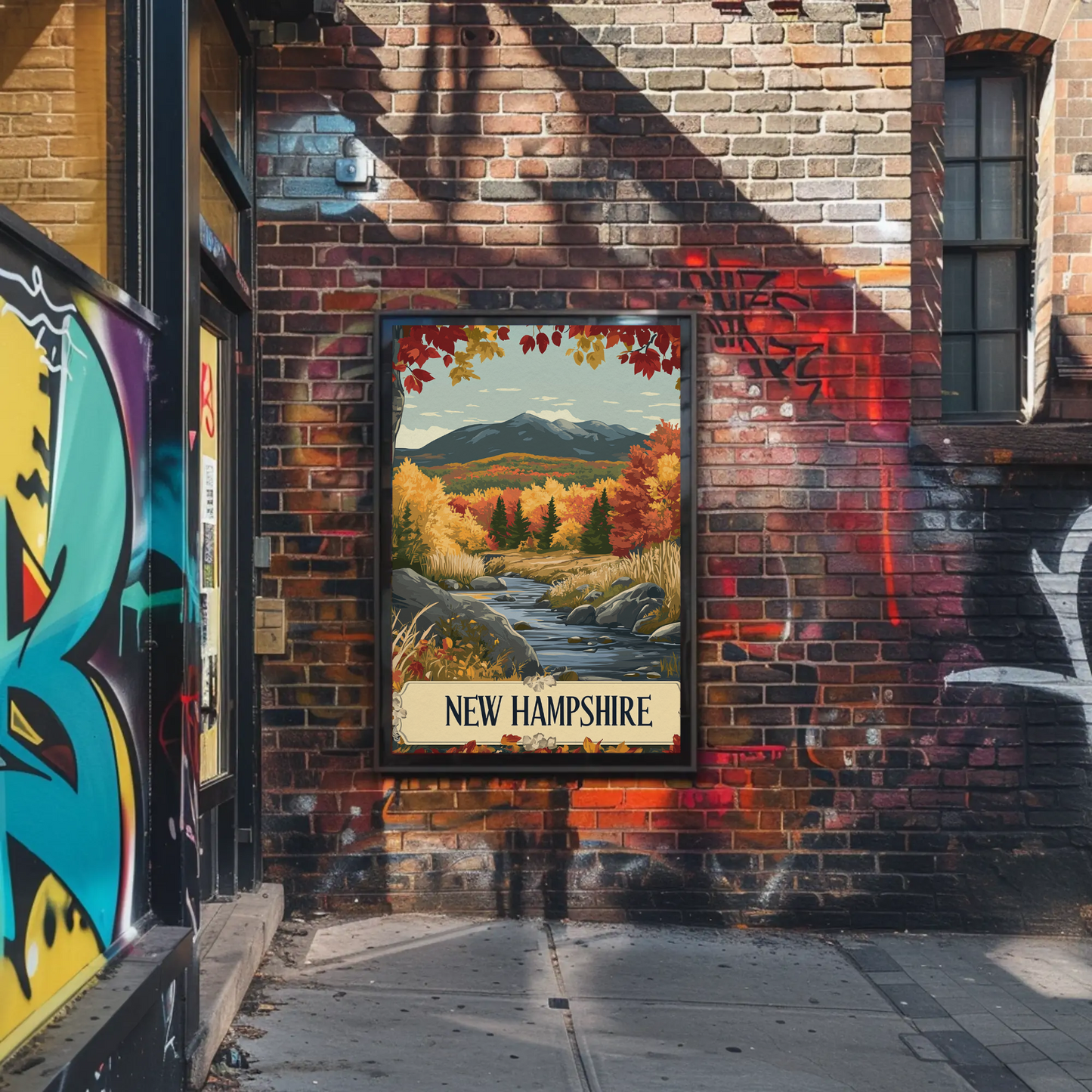 New Hampshire Vintage Poster