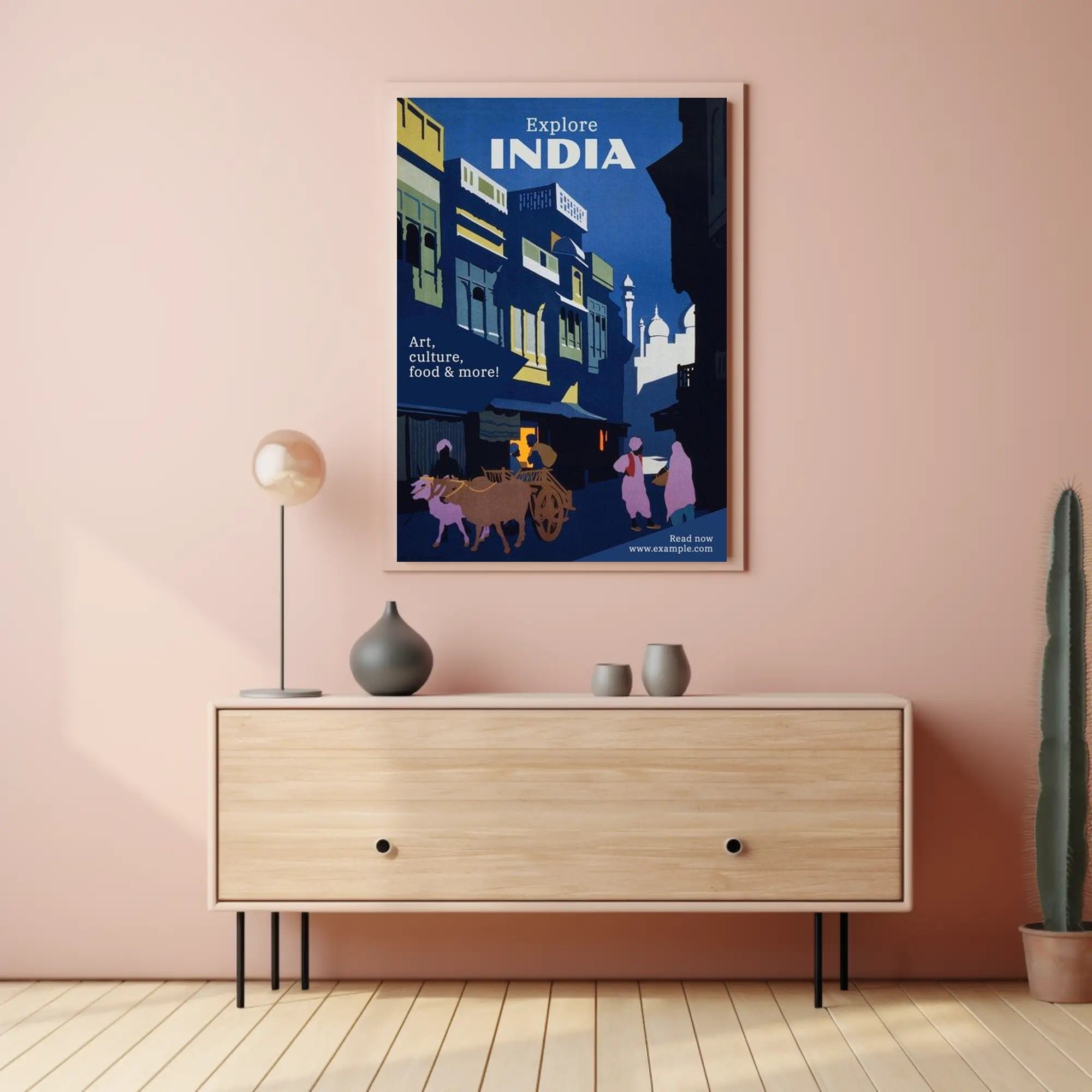 Discover India Poster PosterGoat